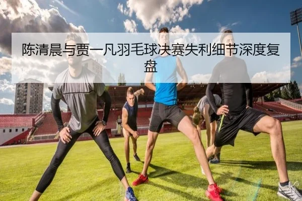 陈清晨与贾一凡羽毛球决赛失利细节深度复盘